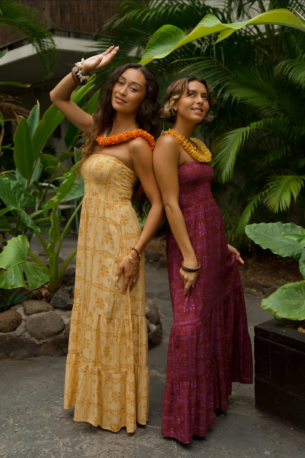Mango Sunset Maile Dress by EHA Culture