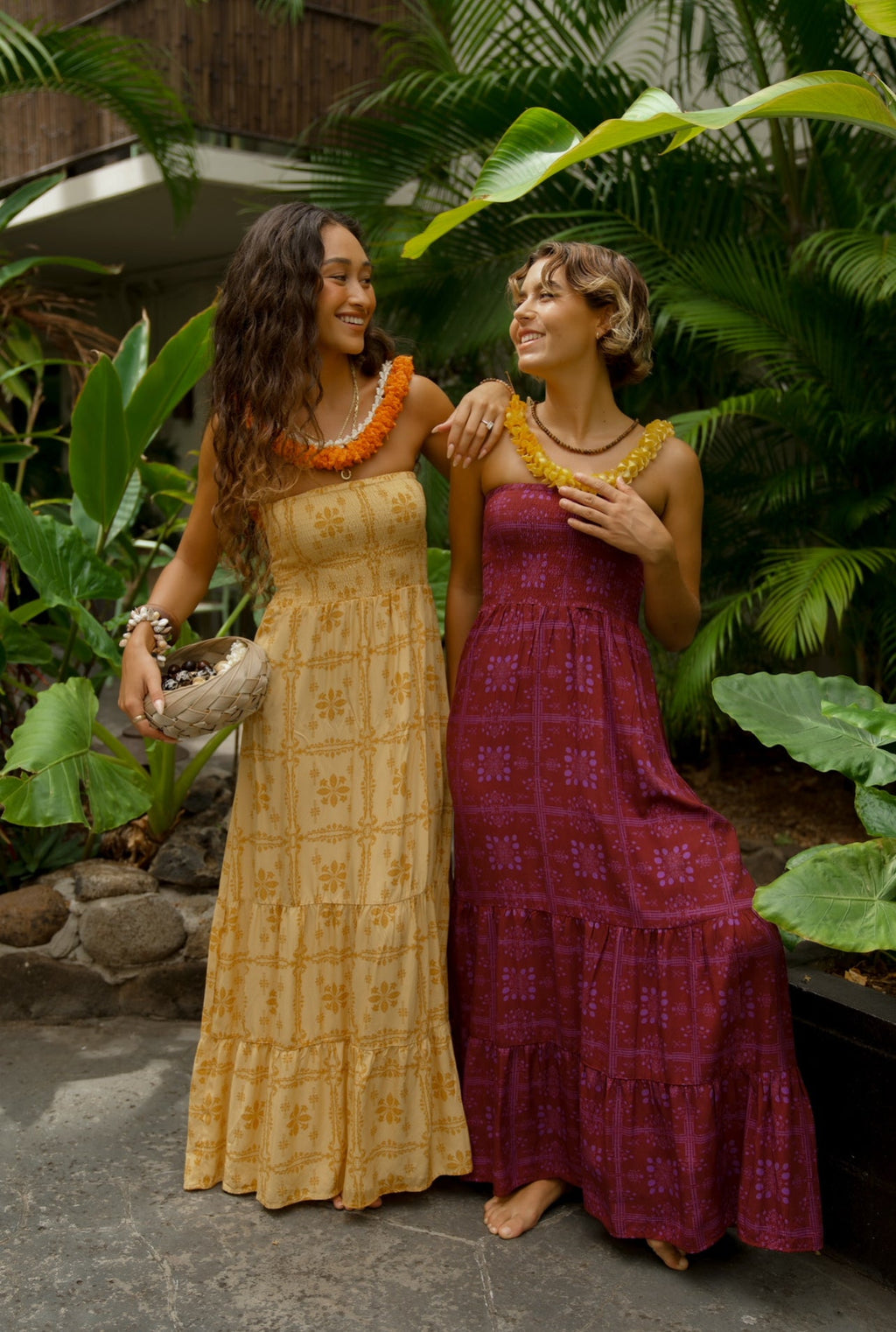 Mango Sunset Maile Dress by EHA Culture