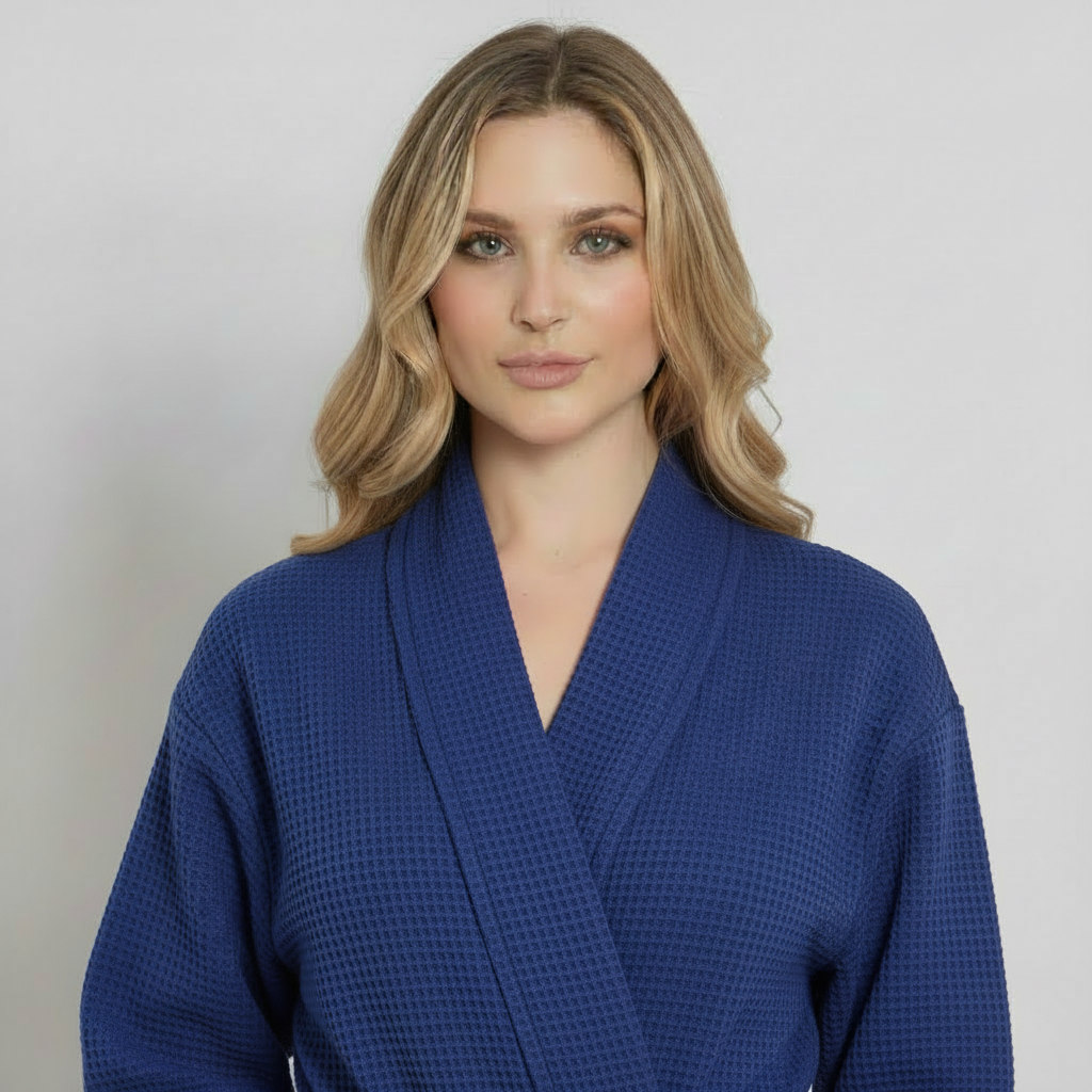 Waffle Robe Womens – Lightweight, Quick-Dry Spa Comfort by Lotus Linen