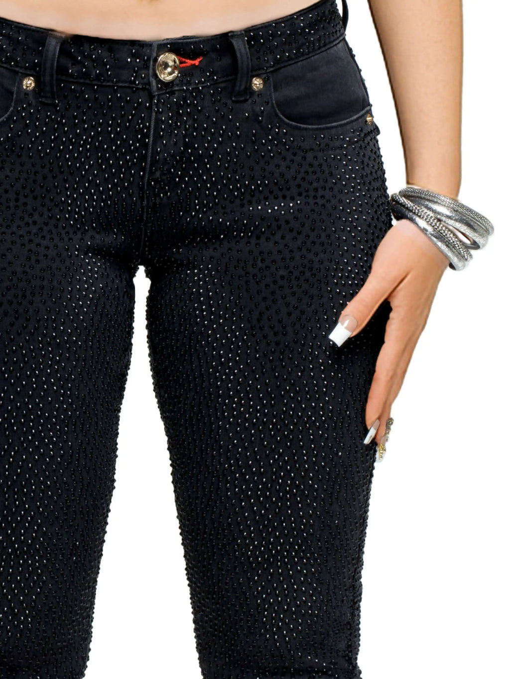 Rain on Me Jean - Black by Apple Bottom Jeans