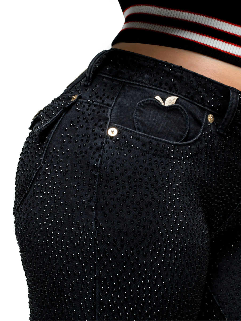 Rain on Me Jean - Black by Apple Bottom Jeans