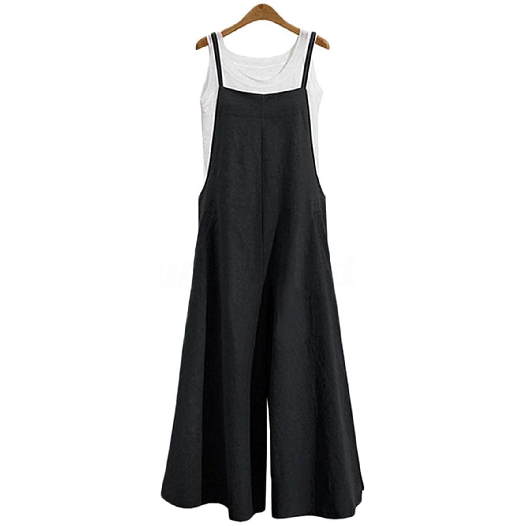 Women's Casual Loose Long Wide Leg Jumpsuits by DailySale