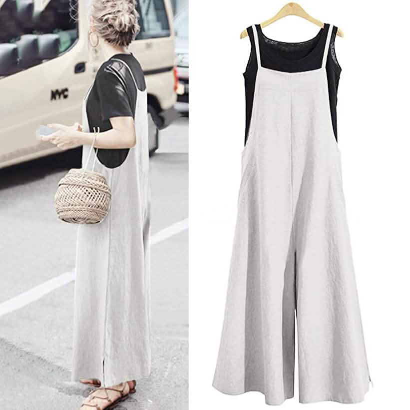 Women's Casual Loose Long Wide Leg Jumpsuits by DailySale